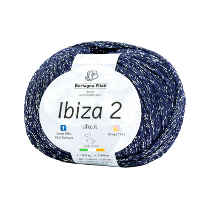 Filato Ibiza 2 Silke | Cotone Lurex Estivo per Top, Copricostumi e Accessori Mare