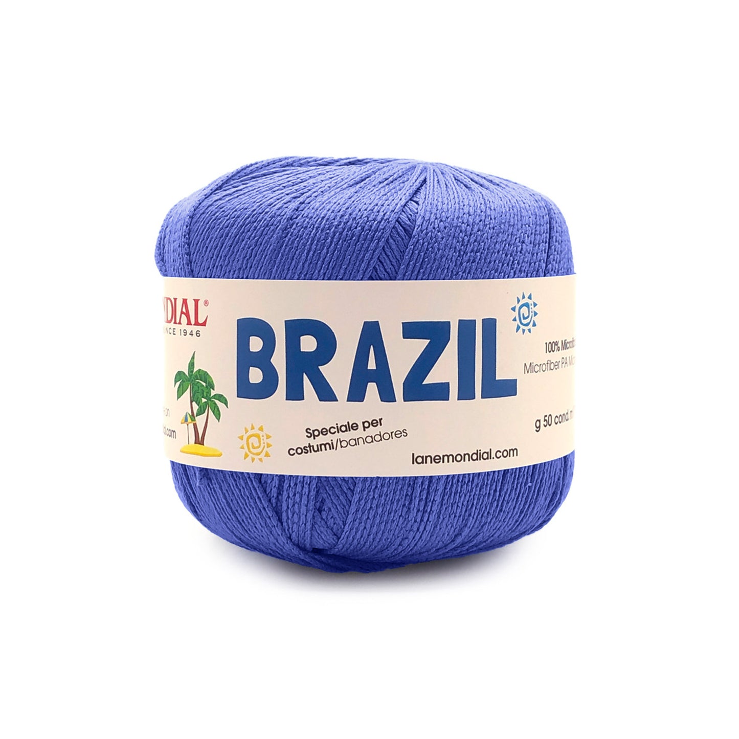 gomitolo brazil mondial filato costumi uncinetto Blu chiaro 649