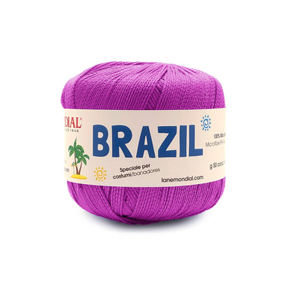 gomitolo brazil mondial filato costumi uncinetto Magenta 647