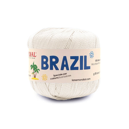 gomitolo brazil mondial filato costumi uncinetto Panna 646