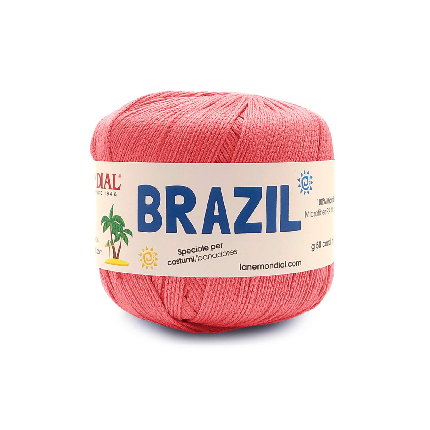 gomitolo brazil mondial filato costumi uncinetto Pesca 624