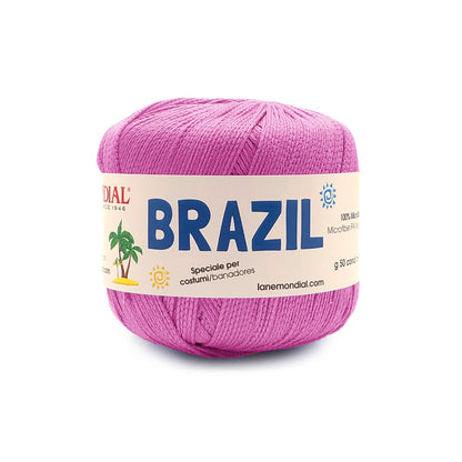 gomitolo brazil mondial filato costumi uncinetto Rosa forte 623