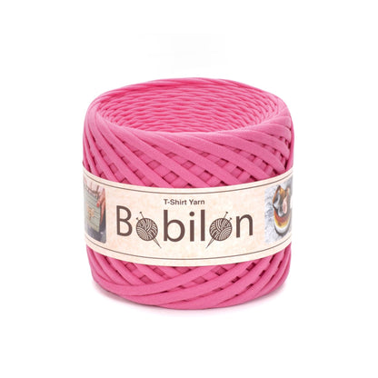 Fettuccia Bobilon Medium 7-9 mm filato T-shirt per borse e cestini – colore flamingo