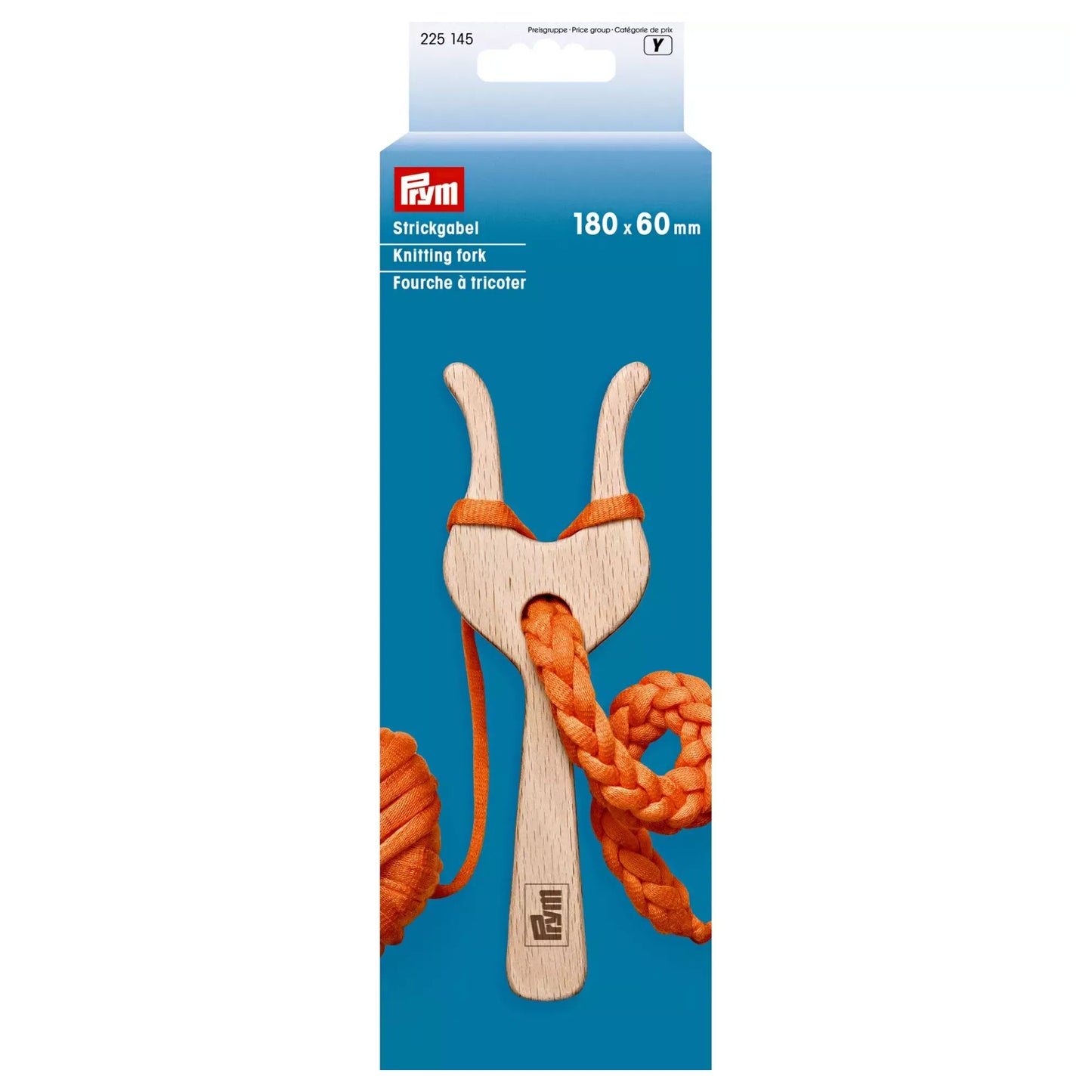 Forcella per lavori a maglia Prym in legno per creare cordoncini e bracciali 225145