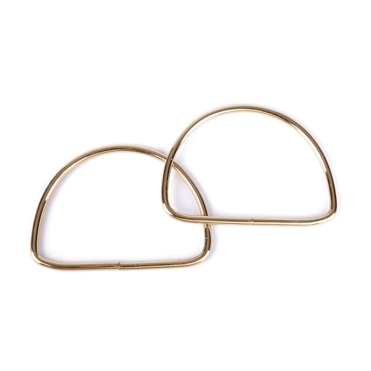 manici mezza luna 13.5x10cm oro per borse all'uncinetto