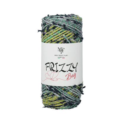 Fettuccia Frizzy Bag Miss Tricot Filati con Juta e Lurex