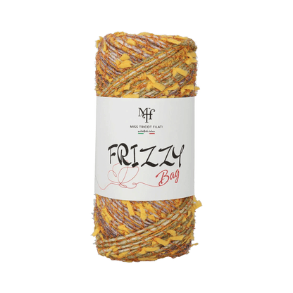 Fettuccia Frizzy Bag Miss Tricot Filati con Juta e Lurex