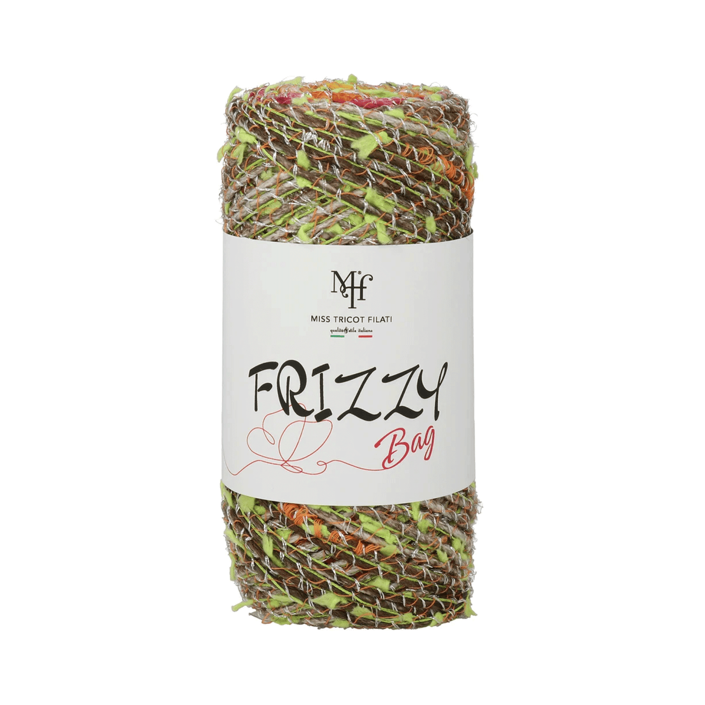 Fettuccia Frizzy Bag Miss Tricot Filati con Juta e Lurex