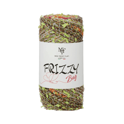 Fettuccia Frizzy Bag Miss Tricot Filati con Juta e Lurex