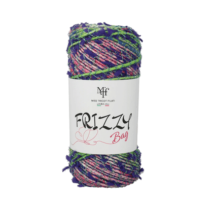 Fettuccia Frizzy Bag Miss Tricot Filati con Juta e Lurex