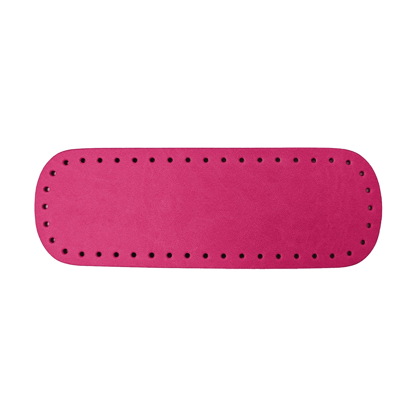 Fondo Borsa Ovale 24x8 cm in Pelle Sintetica e Cuoio Rigenerato - Vari Colori