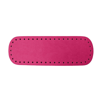 Fondo Borsa Ovale 24x8 cm in Pelle Sintetica e Cuoio Rigenerato - Vari Colori