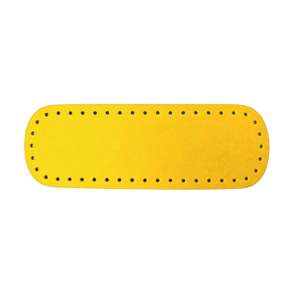 Fondo Borsa Ovale 24x8 cm in Pelle Sintetica e Cuoio Rigenerato - Vari Colori