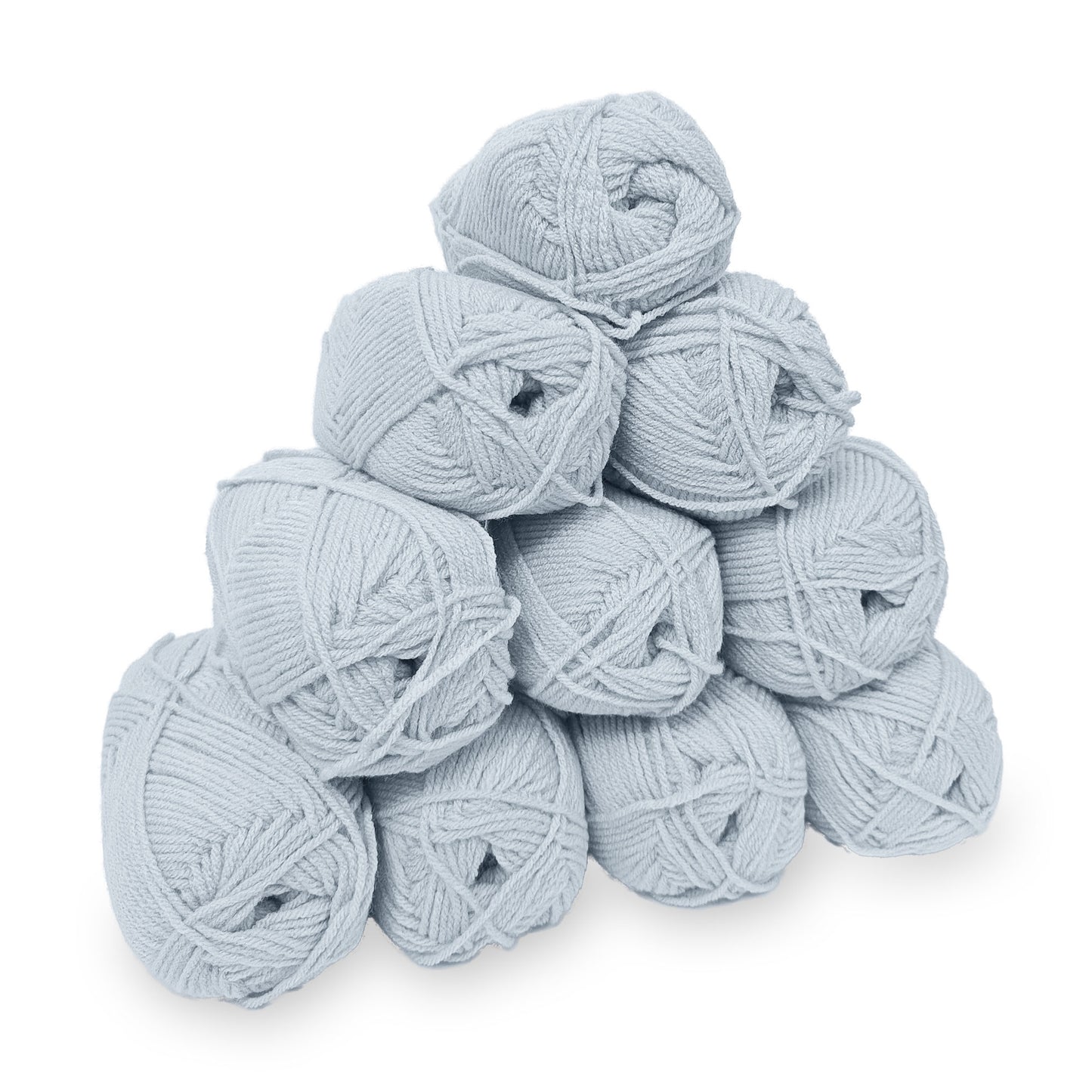 gomitoli filato acrilico economico 10 pezzi per amigurumi e uncinetto azzurro baby chiaro