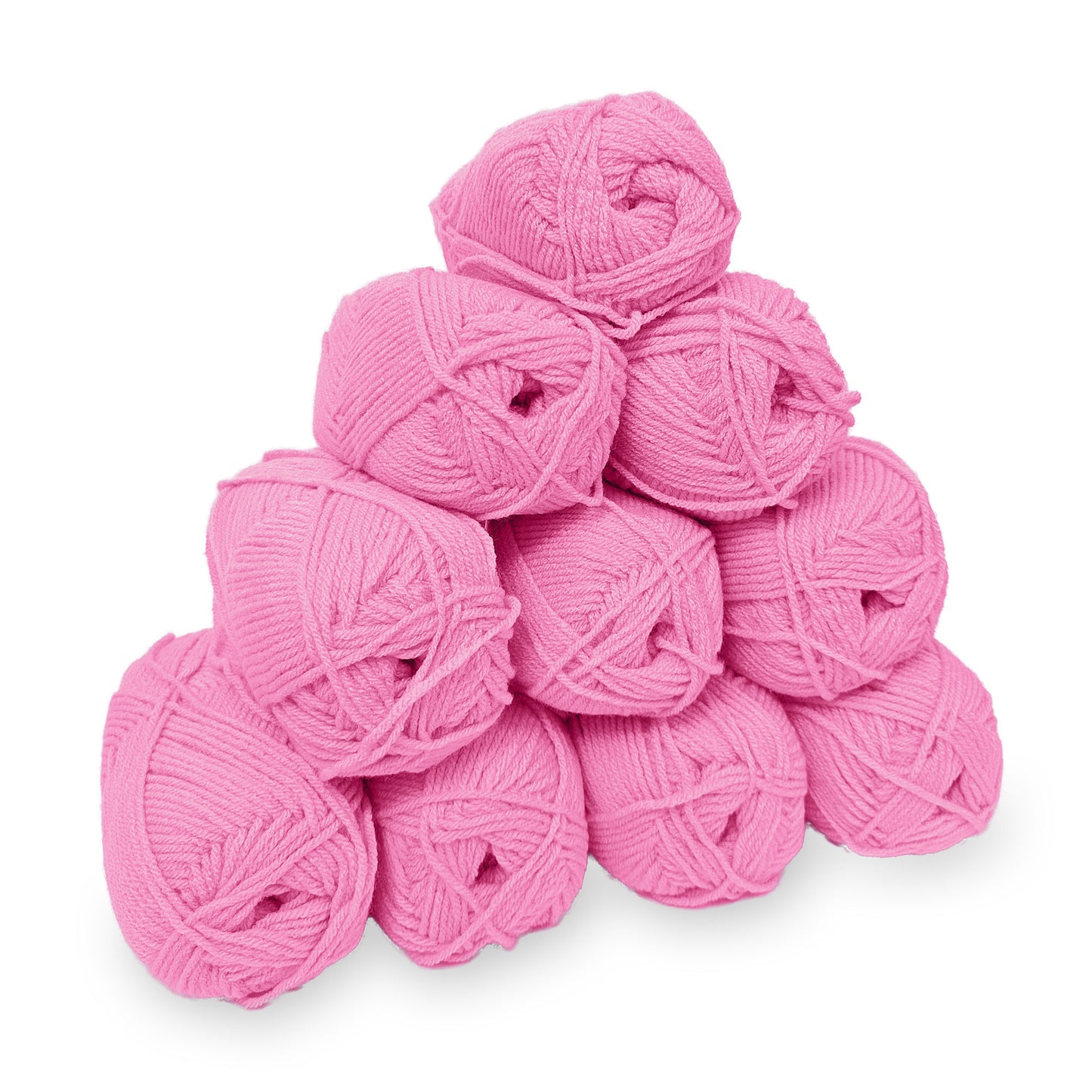 gomitoli filato acrilico economico 10 pezzi per amigurumi e uncinetto rosa forte