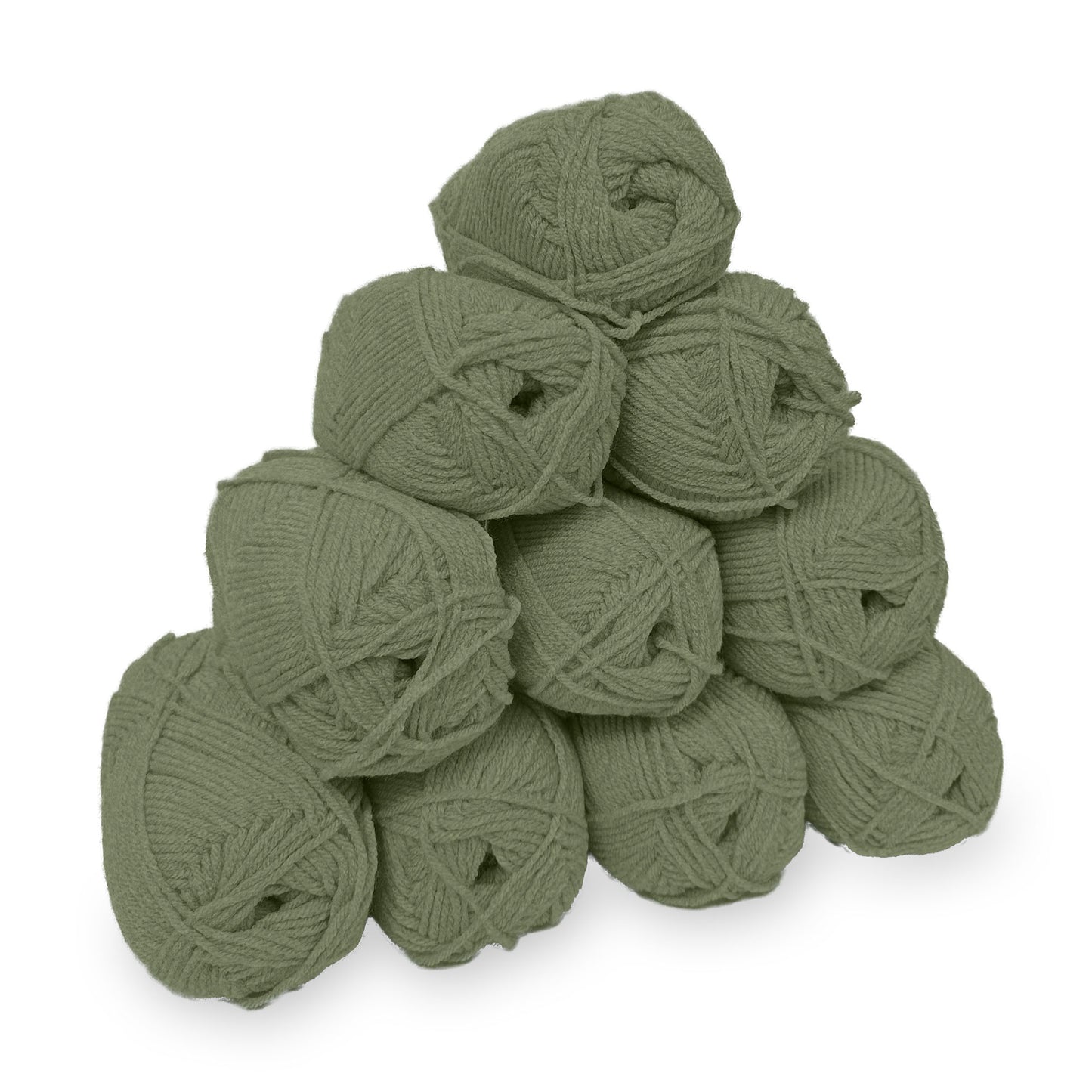 gomitoli filato acrilico economico 10 pezzi per amigurumi e uncinetto verdino