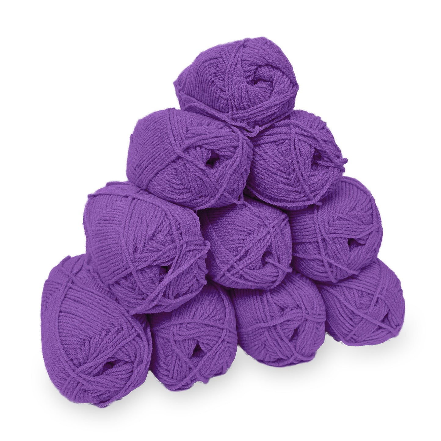 gomitoli filato acrilico economico 10 pezzi per amigurumi e uncinetto viola