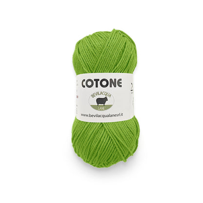 Cotone filato 100% Cotone  Gasato e Mercerizzato