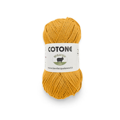 Cotone filato 100% Cotone  Gasato e Mercerizzato