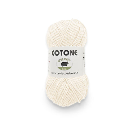Cotone filato 100% Cotone  Gasato e Mercerizzato