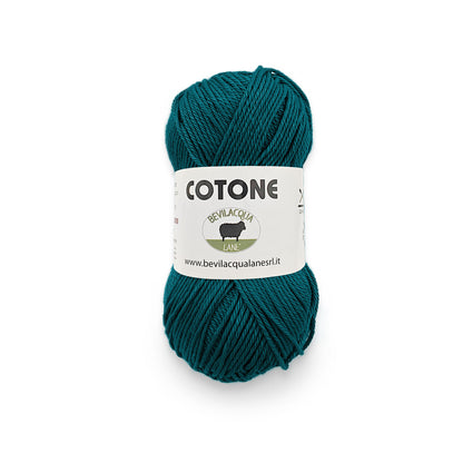 Cotone filato 100% Cotone  Gasato e Mercerizzato