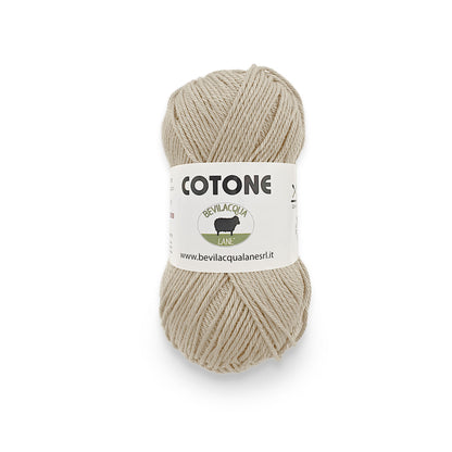 Cotone filato 100% Cotone  Gasato e Mercerizzato