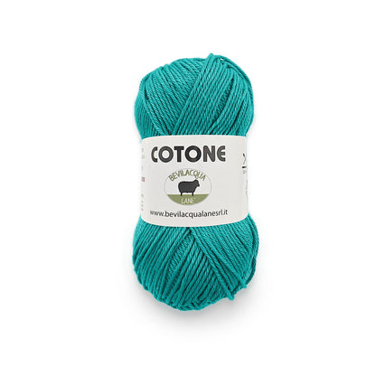 Cotone filato 100% Cotone  Gasato e Mercerizzato
