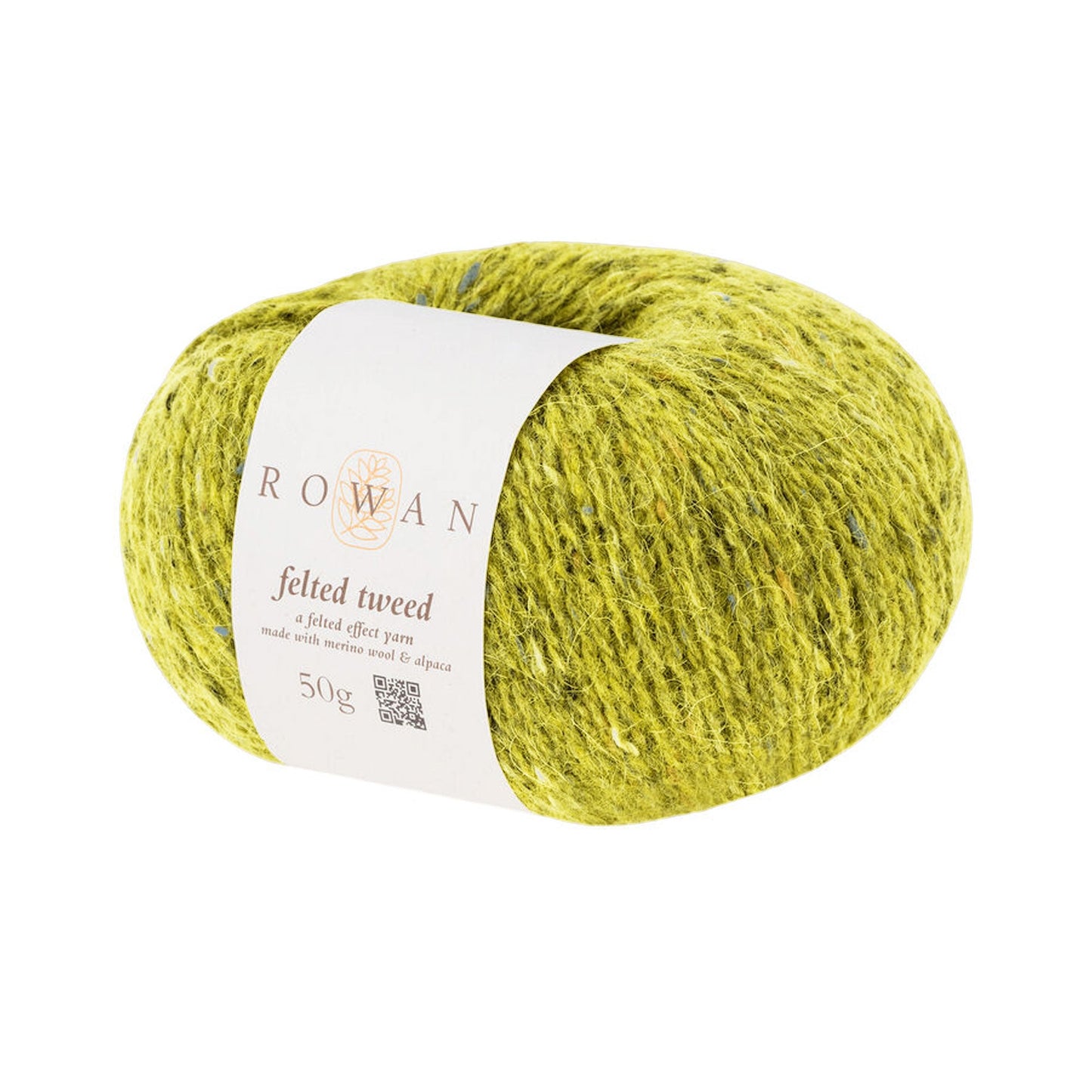 gomitolo-filato-felted-tweed-rowan-per-maglieria-lana-alpaca-viscosa-acido-giallo-220