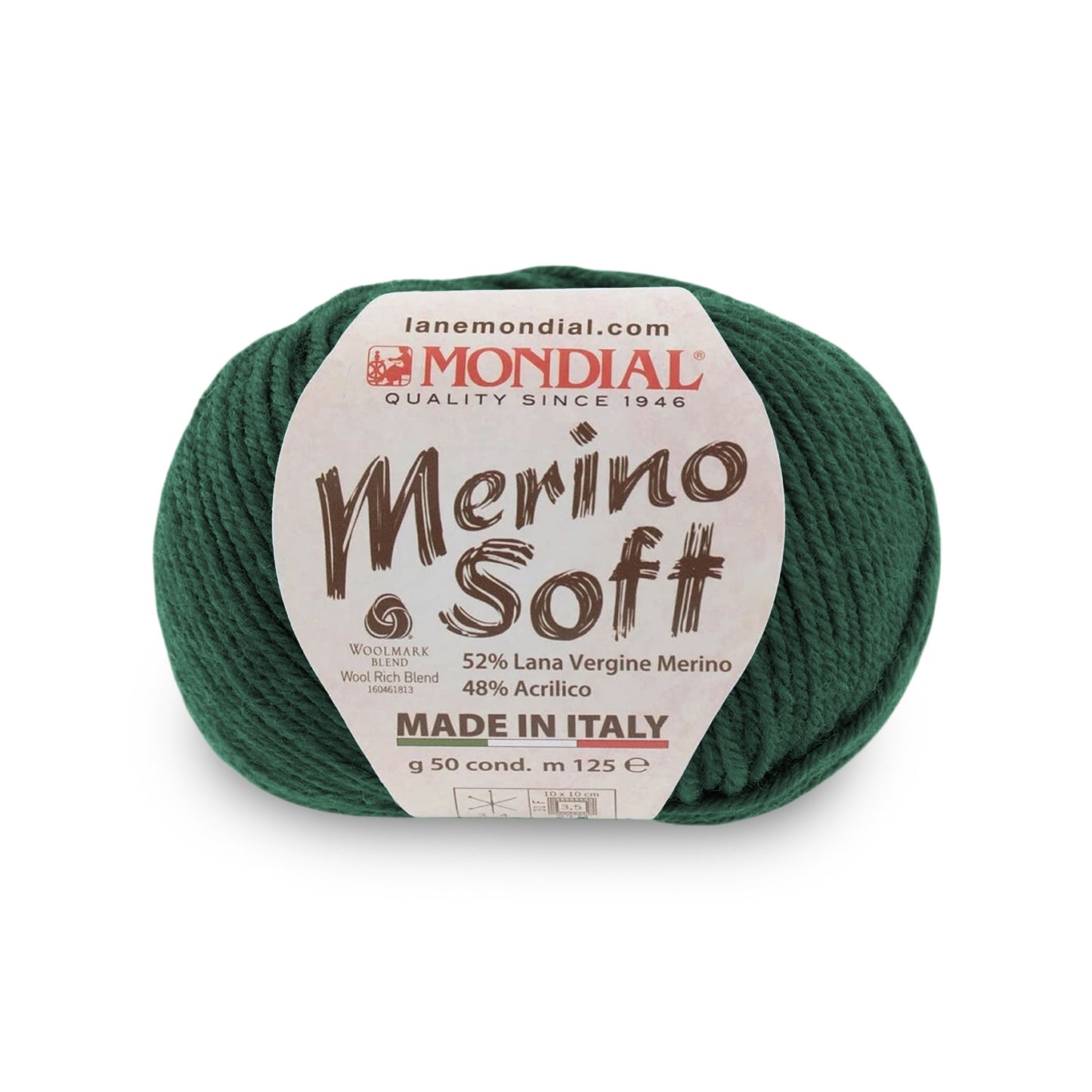 gomitolo mondial merino soft lana merino acrilico Ottanio 052