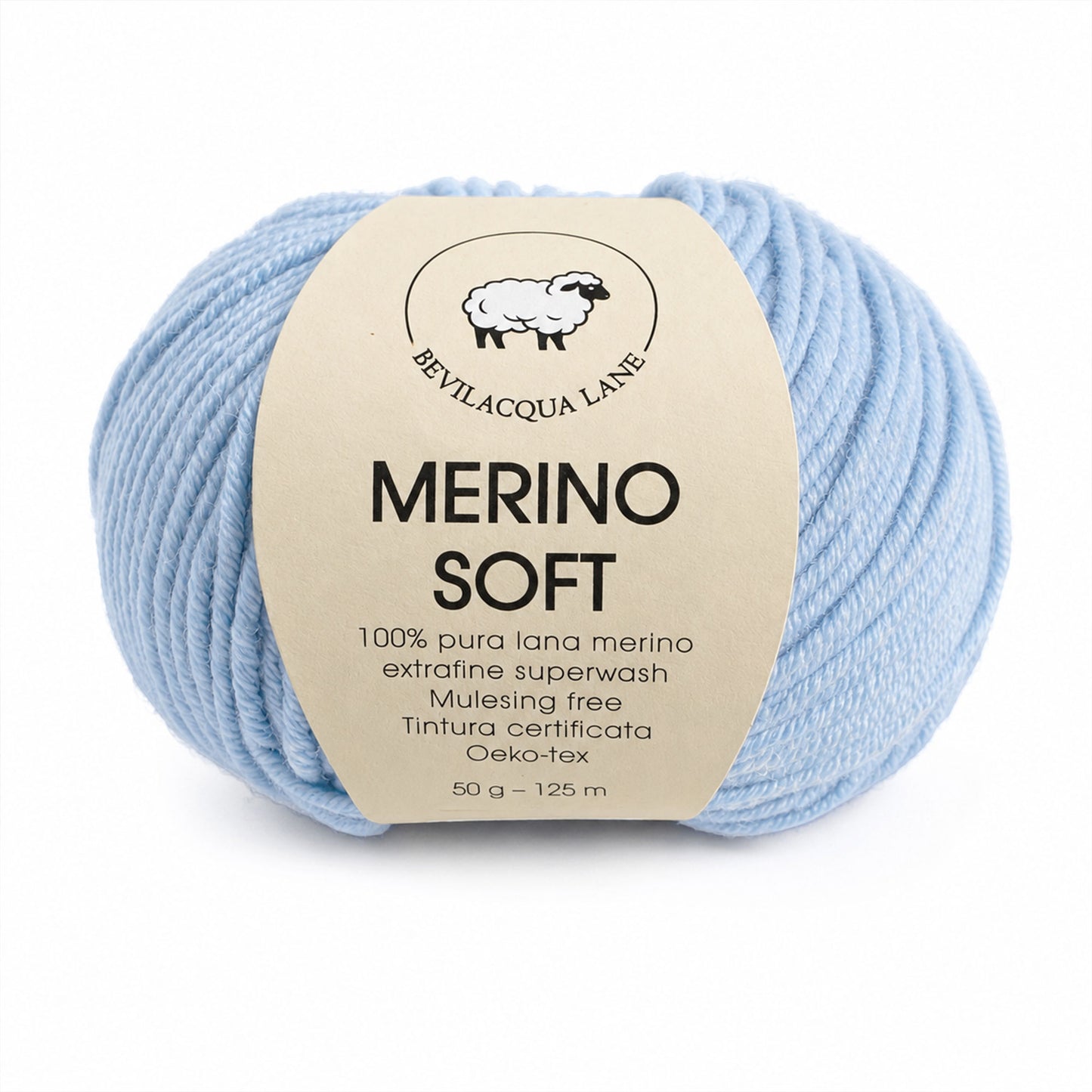 Merino Soft – Filato 100% Lana Merino Extra Fine Irrestringibile