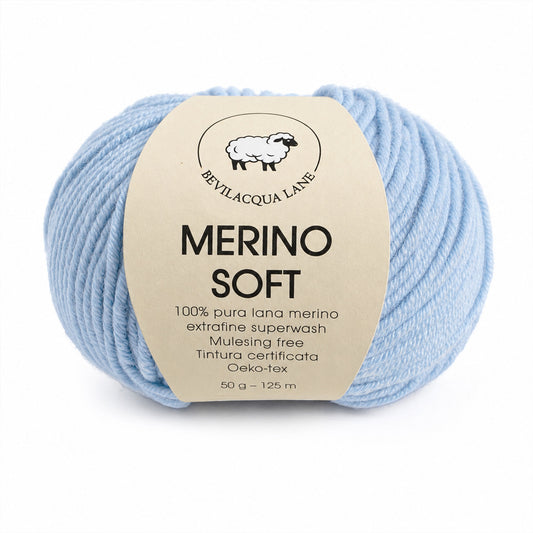 Merino Soft – Filato 100% Lana Merino Extra Fine Irrestringibile