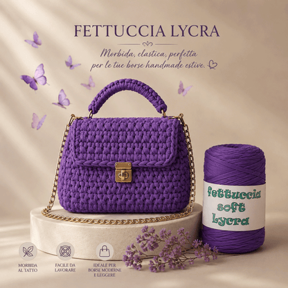 Fettuccia Lycra – Fettuccia Elastica per Borse Uncinetto 400g