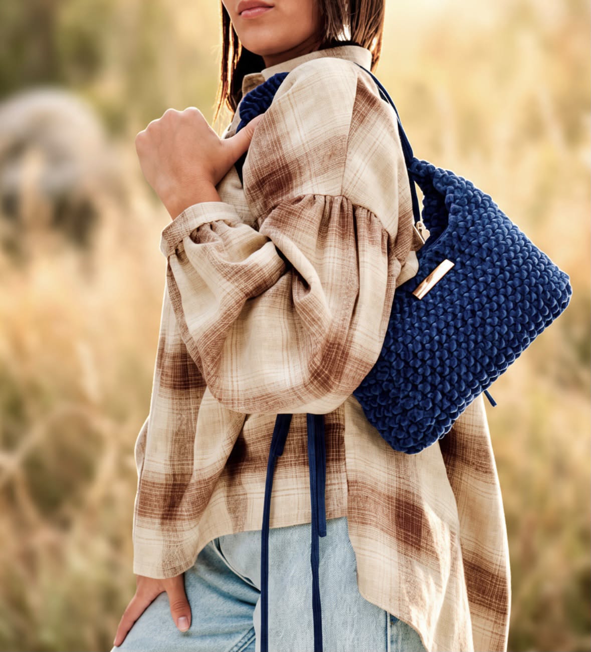 Velvet Charm Bag | Pattern di Il Peso Leggero