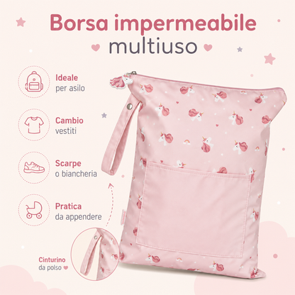 Borsa Impermeabile Tutete Personalizzabile con Ricamo