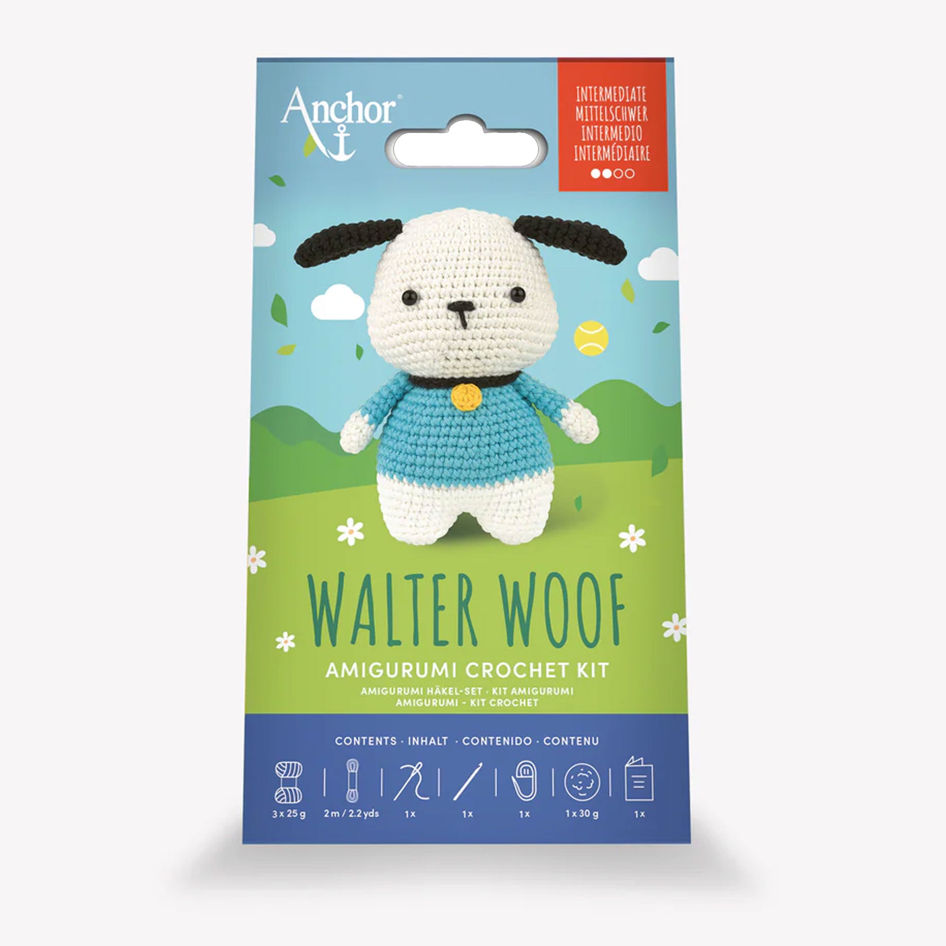 Walter Woof cane amigurumi Anchor completo