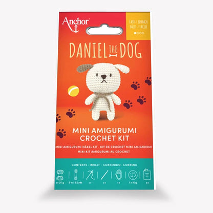 Confezione Kit Mini Amigurumi Anchor Daniel the Dog