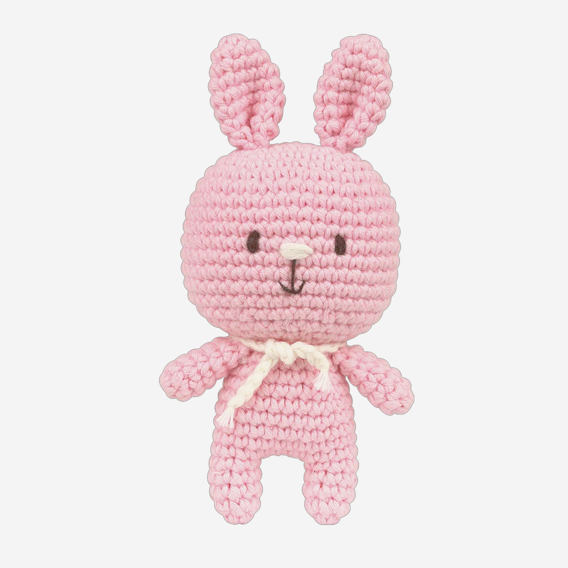 Renée the Rabbit amigurumi coniglietta rosa finita mini crochet Anchor