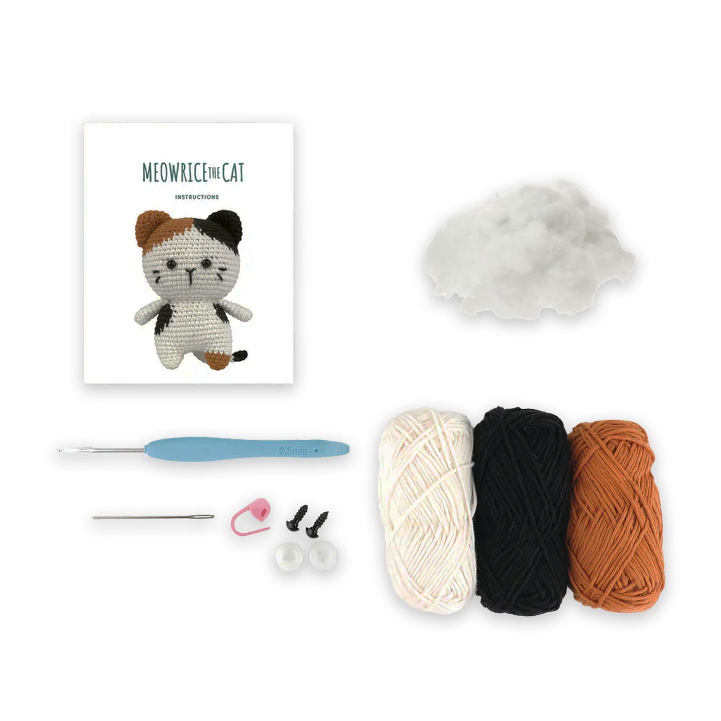 Confezione Kit Amigurumi Anchor Meowrice the Cat