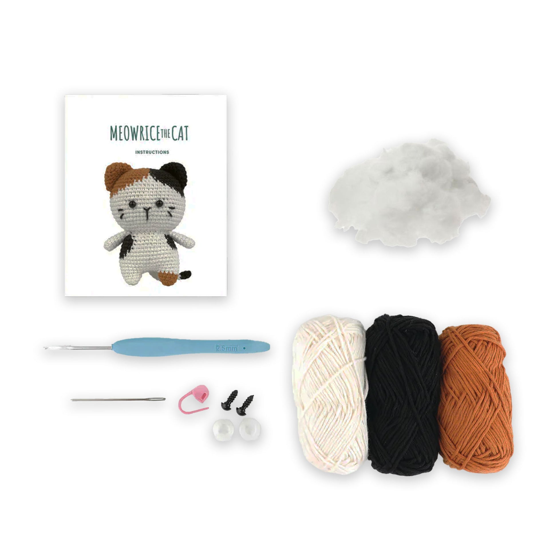 Confezione Kit Amigurumi Anchor Meowrice the Cat