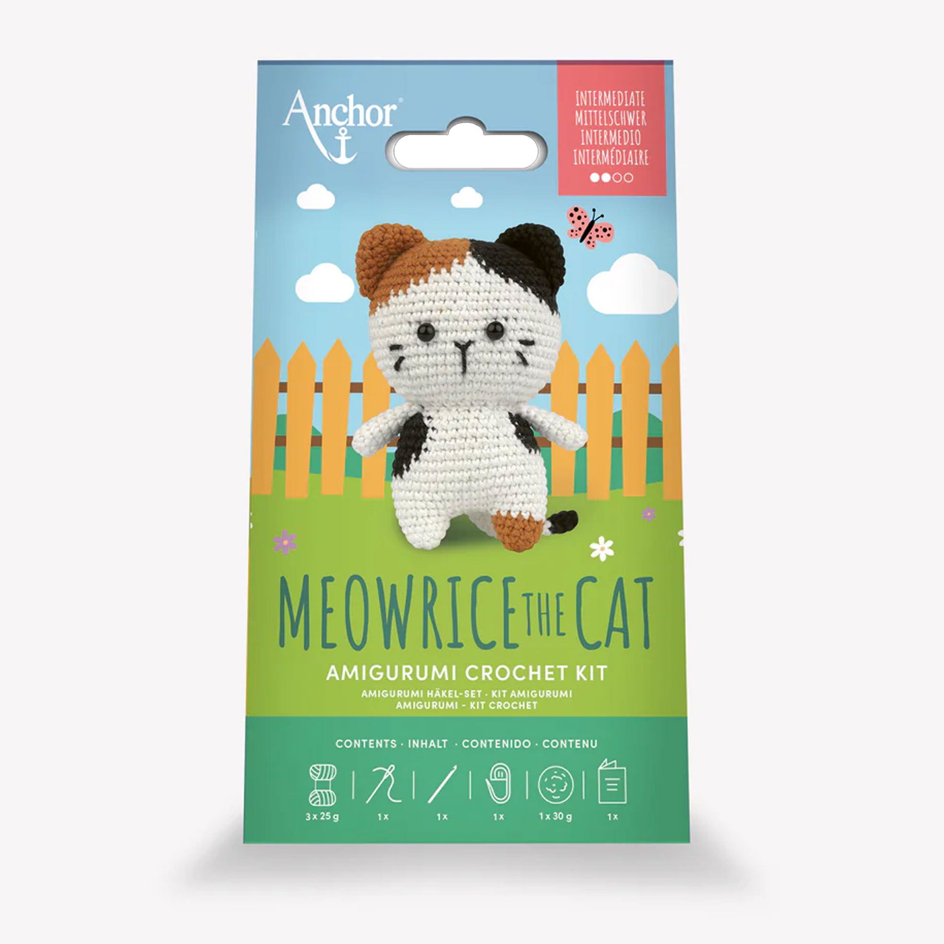 Meowrice il Gatto amigurumi Anchor finito