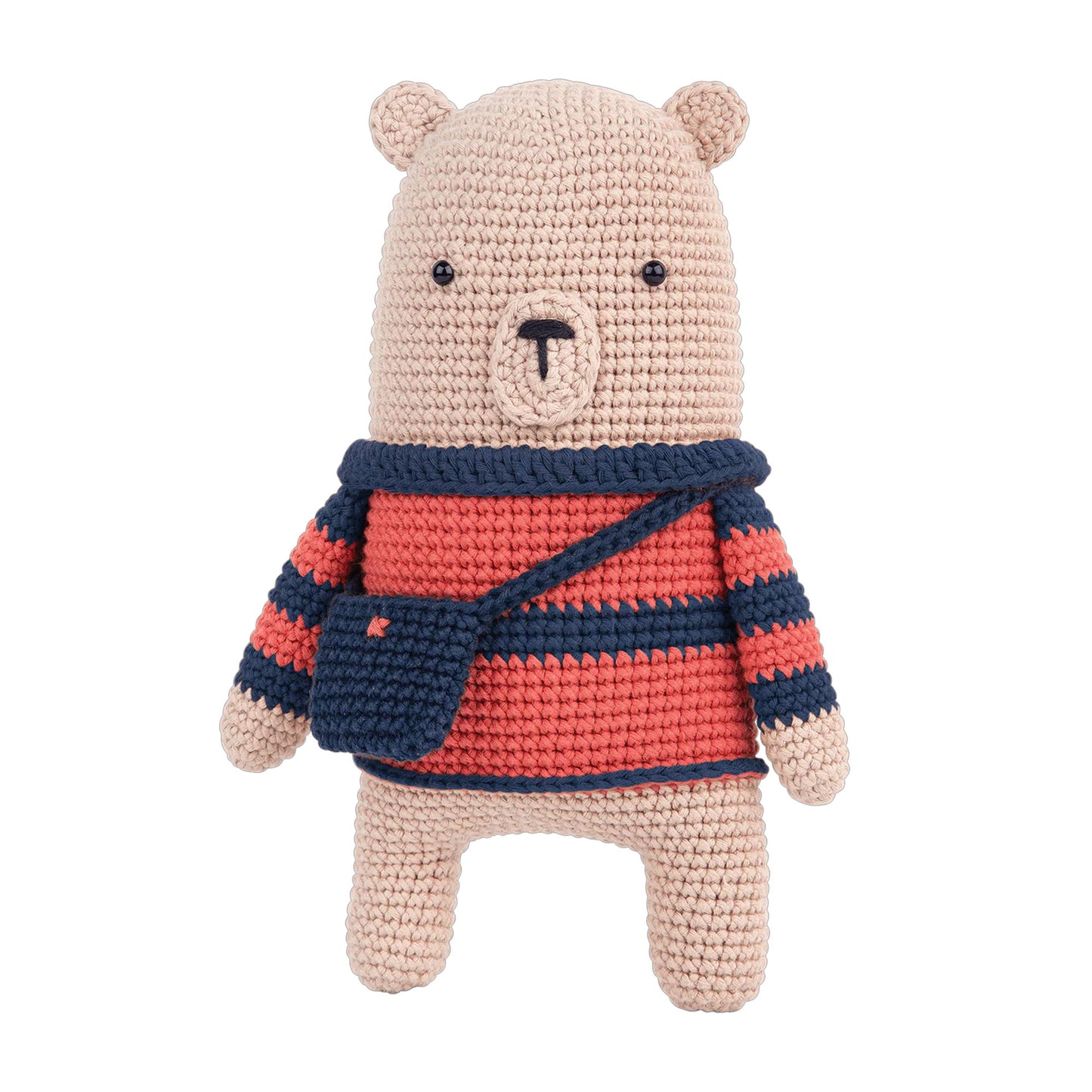 Kit Amigurumi Anchor Benji l'Orso – Amigurumi Crochet Kit Intermedio 27 cm