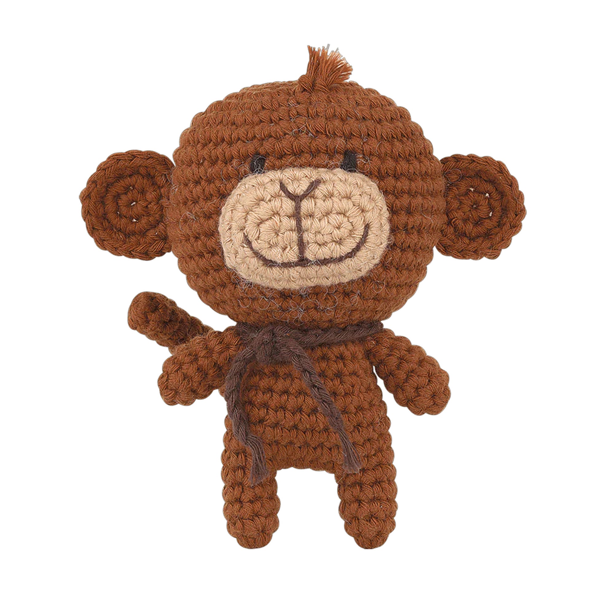 Mimi the Monkey amigurumi scimmia marrone finita