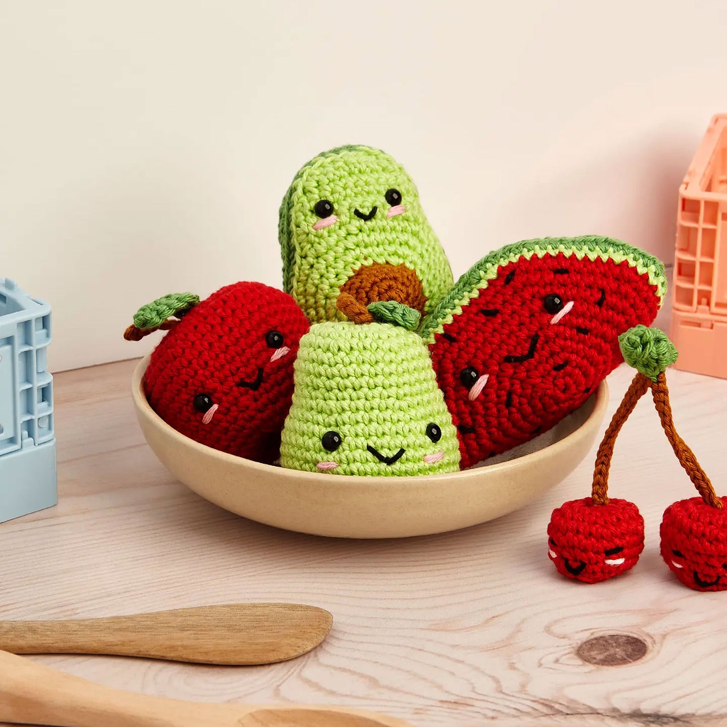 amigurumi frutta dmc happy cotton esempio progetto finito