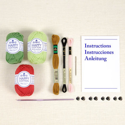 contenuto kit amigurumi dmc filati accessori istruzioni