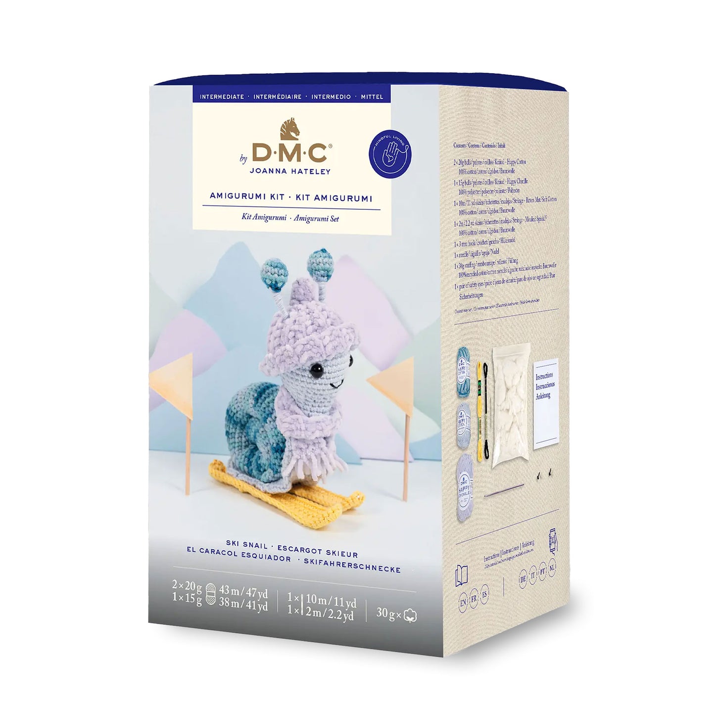 DMC Kit Amigurumi Ski Snail confezione originale