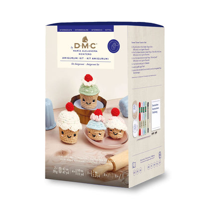 kit amigurumi dmc cupcake confezione