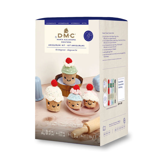 kit amigurumi dmc cupcake confezione