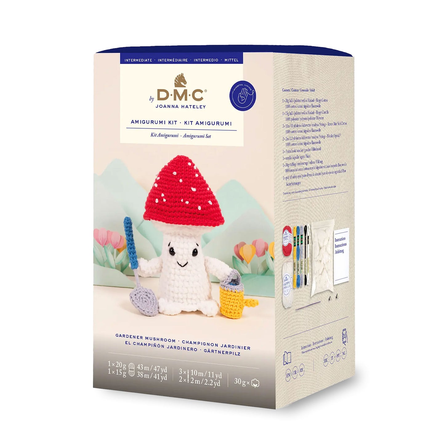 DMC Kit Amigurumi Gardener Mushroom confezione originale