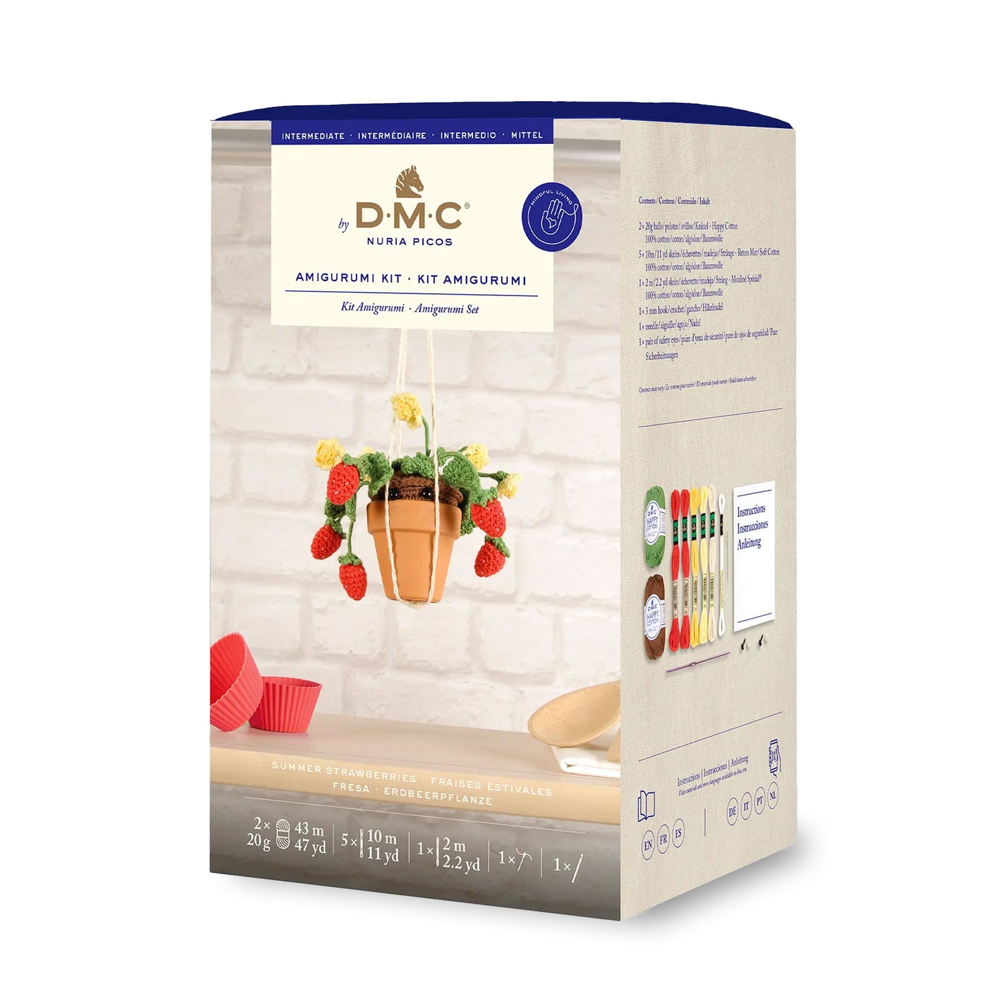 DMC Kit Amigurumi Summer Strawberries confezione originale
