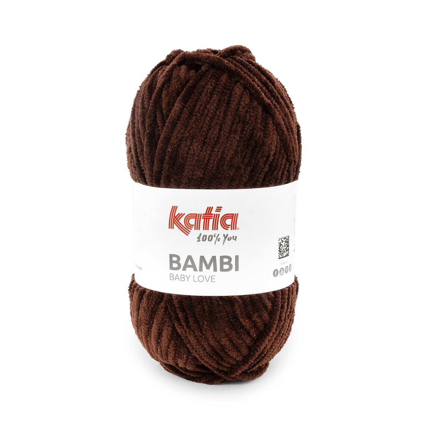 lana-filato-bambi-knit-poliestere-marrone-cioccolata-autunno-inverno-katia-343